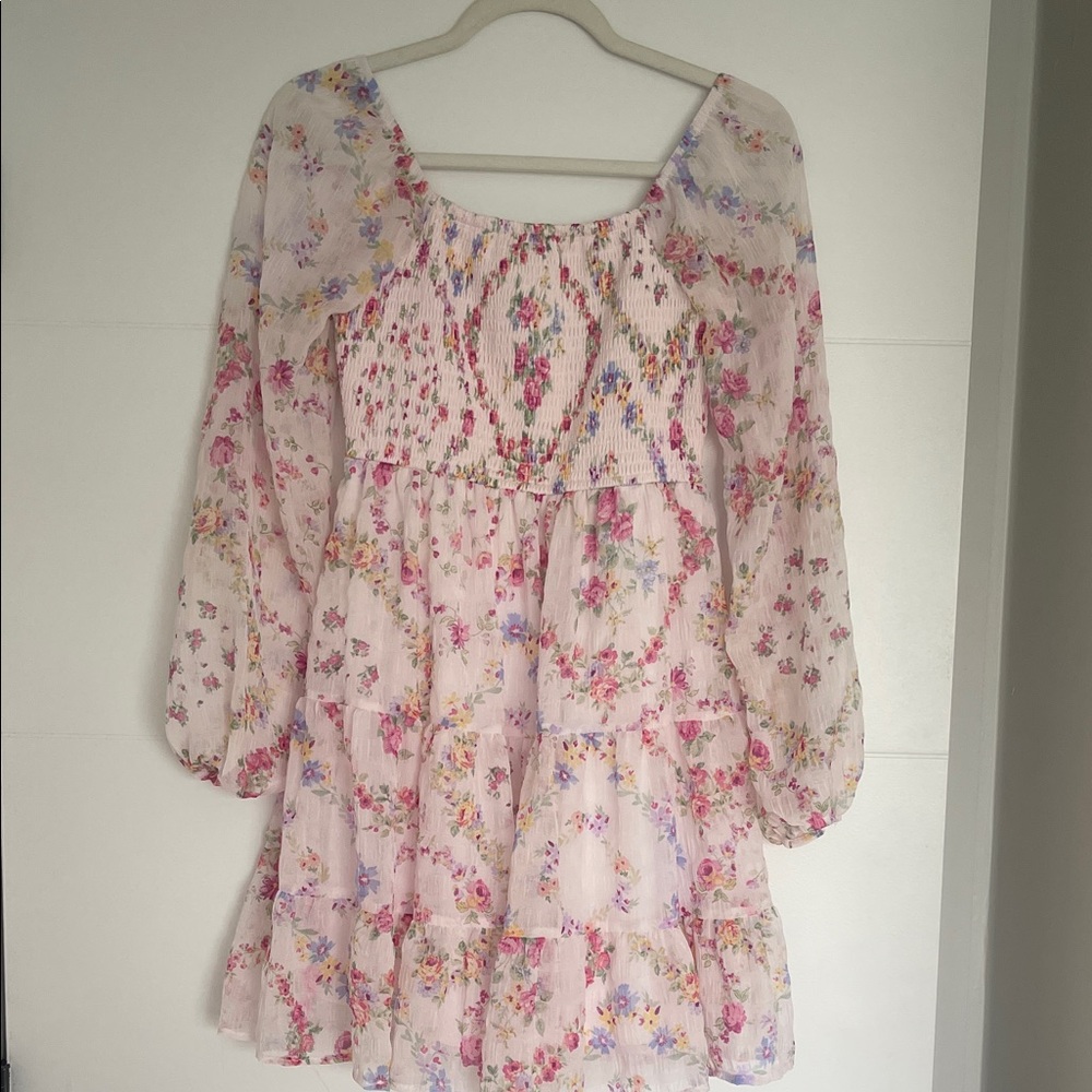 Rewind Floral Pink Dress